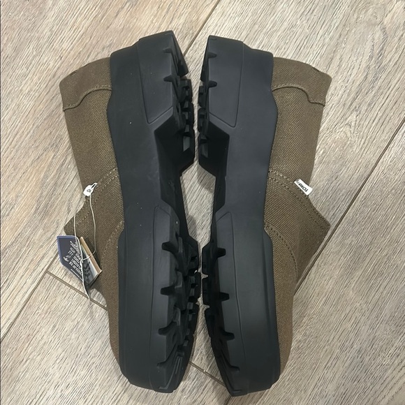 NWT TOMS Alpargata Combat Dark Olive Comfort Foam Insoles Canvas Shoes Size 7.5 - Picture 4 of 12